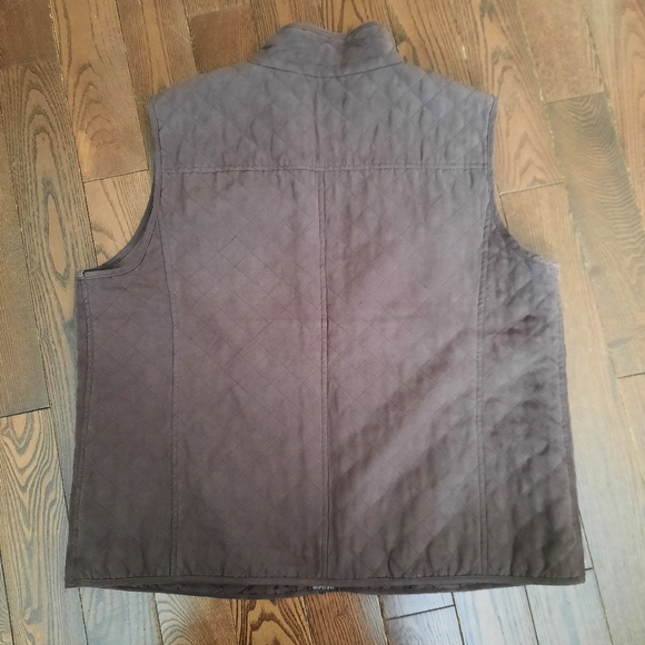 Northern Reflections Zip-Up Vest, Brown, Size XL - Picture 4 of 8